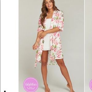 Mumu Garden of Blooms Floral Robe